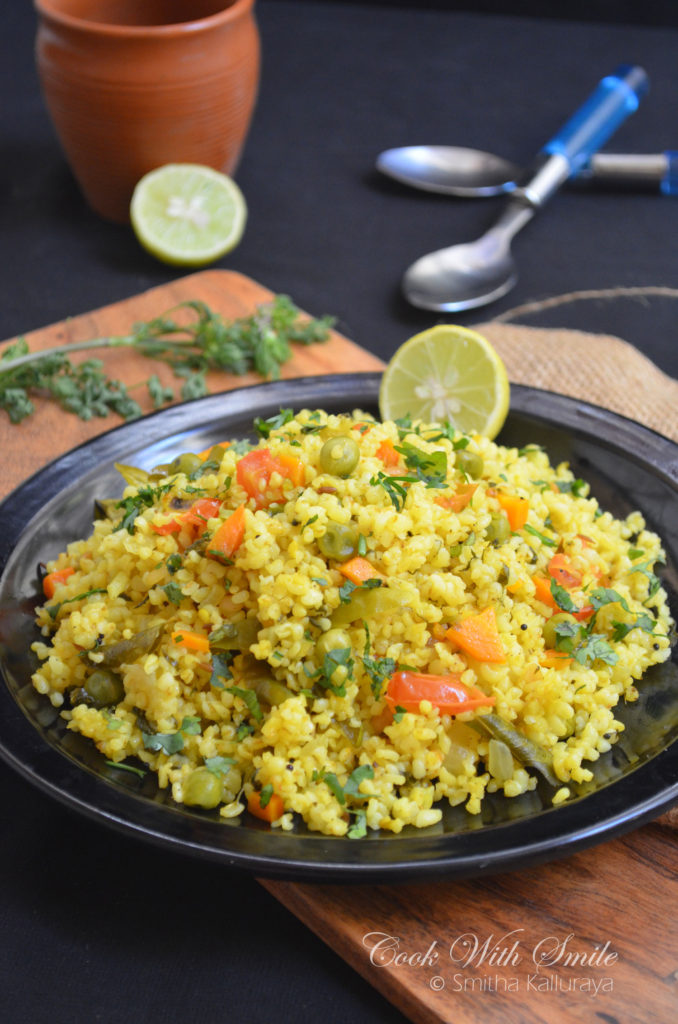 BROKEN WHEAT UPMA Recipe DALIA UPMA RECIPE