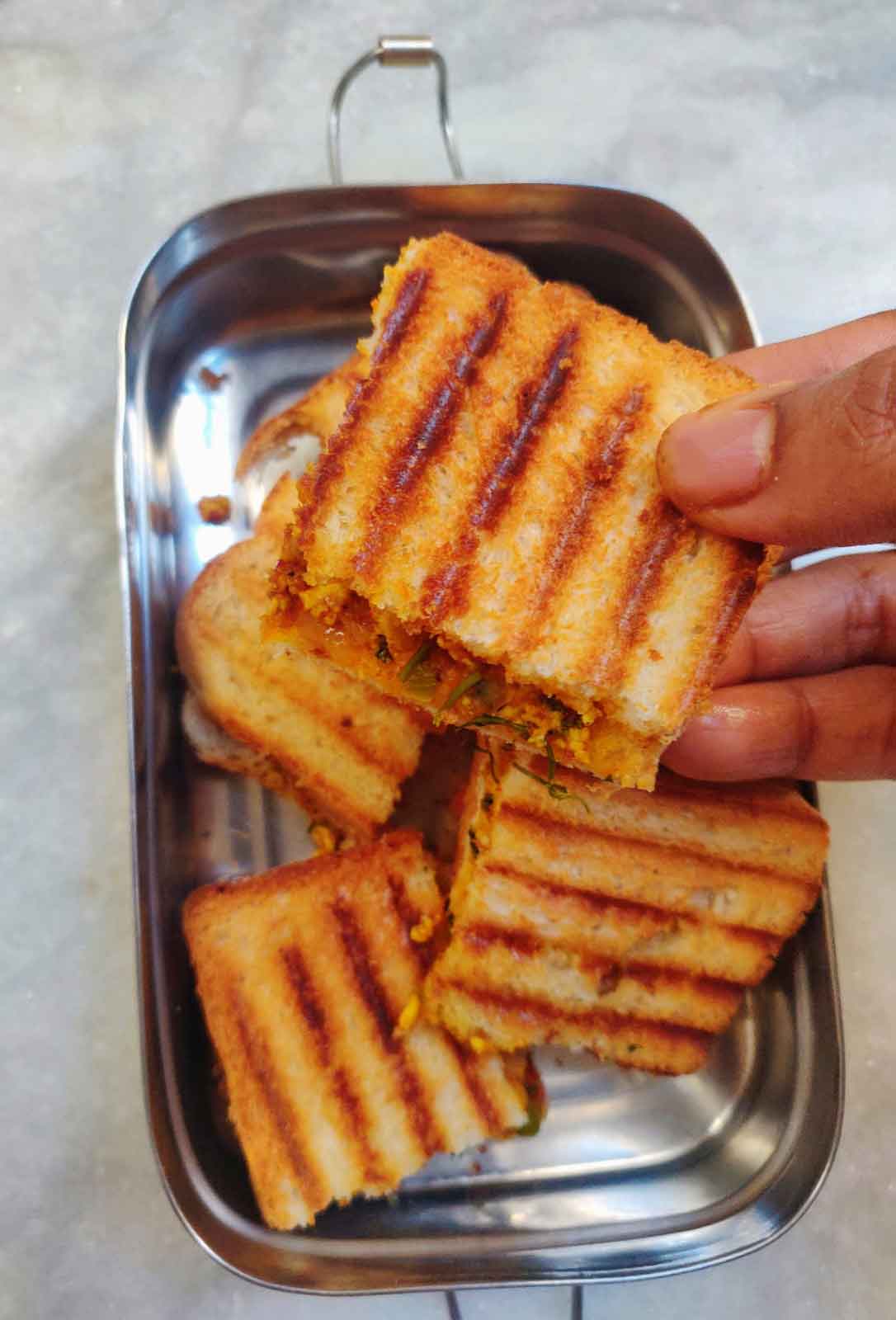 PANEER SANDWICH recipe / how to do paneer sandwich