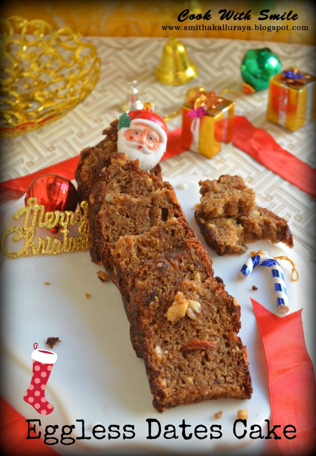EGGLESS DATES CAKE RECIPE Cook With Smile
