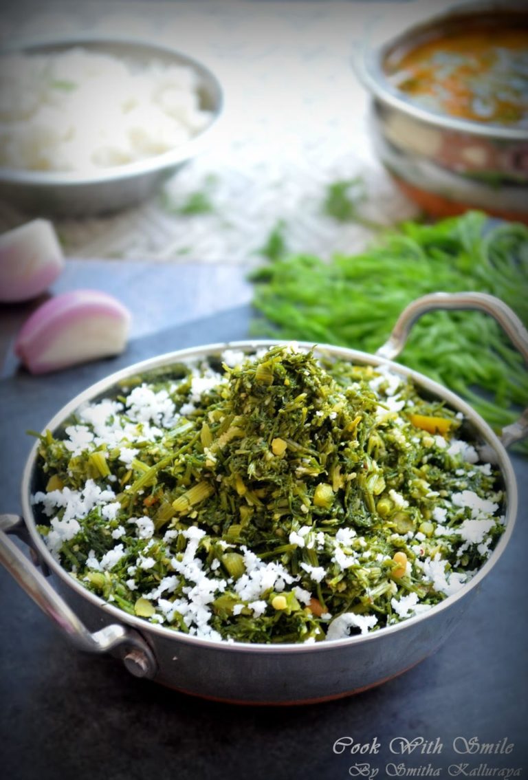 DILL LEAVES STIR FRY / SABSIGE SOPPU PALYA / SUVA BHAJI Recipe