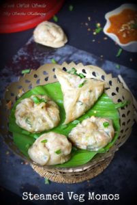 steamed veg momos