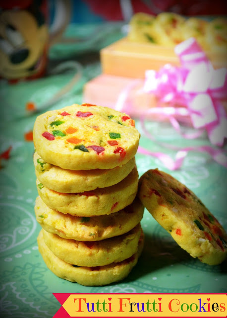 Tutti Frutti Cookies, Karachi Style Biscuits