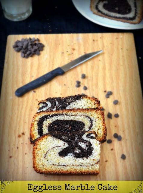 Eggless Marble Cake Recipe | Barasha's Kitchen