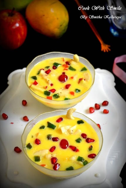 eggless fruit salad recipe