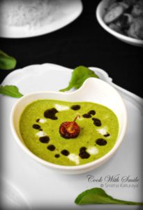 spinach raita