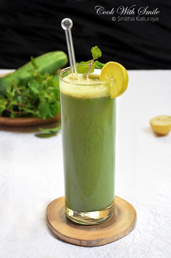 CUCUMBER MINT COOLER / CUCUMBER MINT JUICE KENT COLD PRESSED JUICER