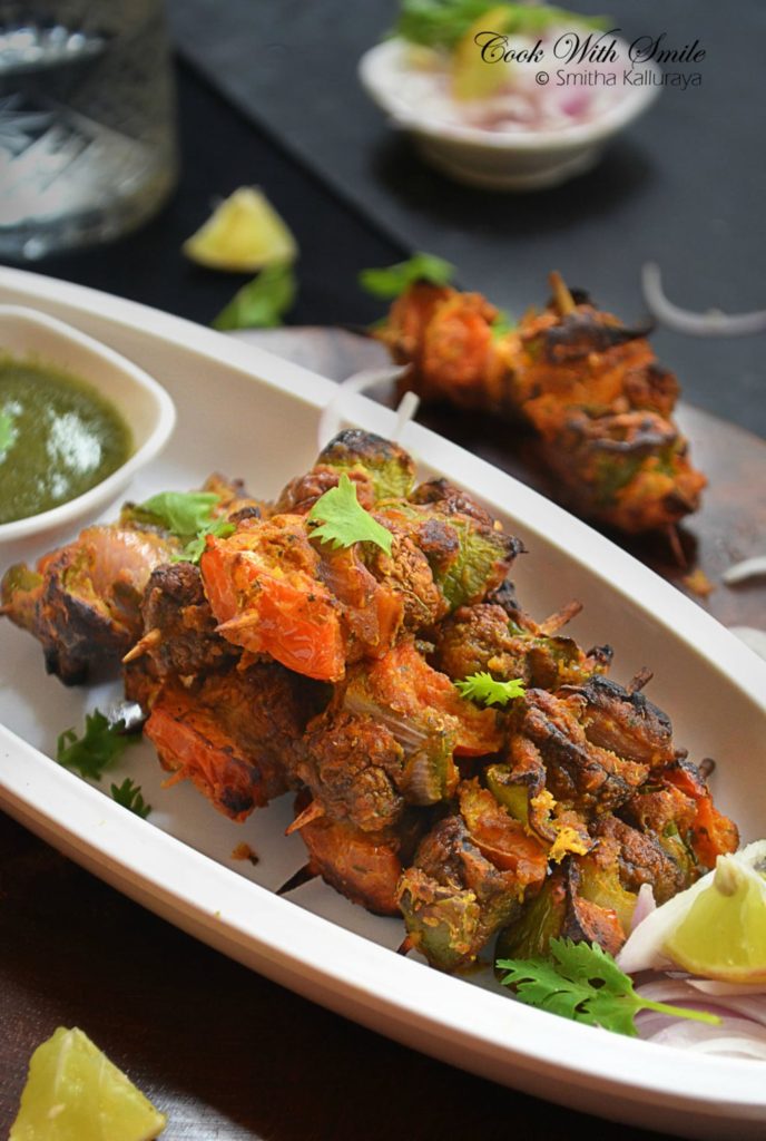 MUSHROOM TIKKA RECIPE / TANDOORI MUSHROOM / GRILLED MUSHROOM RECIPE