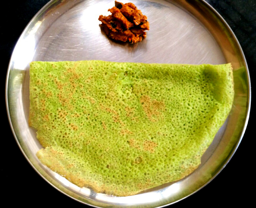 PALAK DOSA RECIPE / SPINACH DOSA Cook with Smile