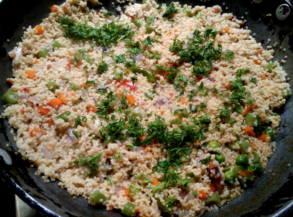 FOXTAIL MILLET UPMA / NAVANE UPPITTU / THINAI UPMA Cook with Smile
