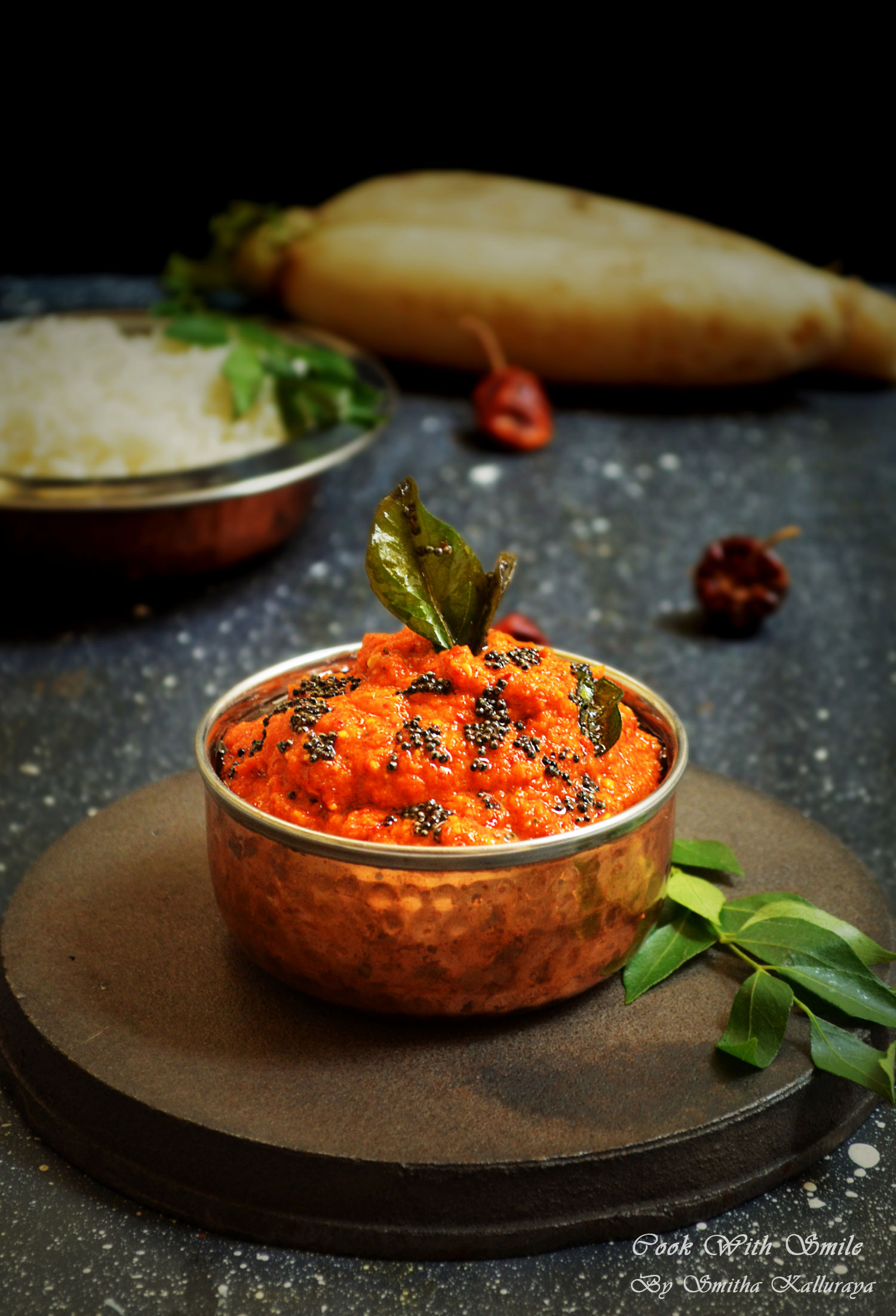 RADISH CHUTNEY RECIPE / MULLANGI ( MOOLANGI ) CHUTNEY RECIPE Cook