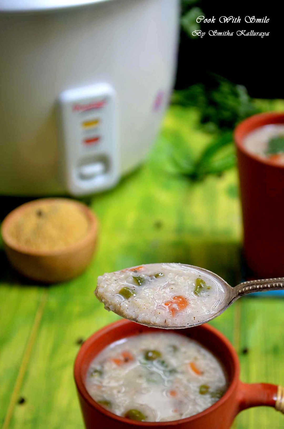 INDIAN MILLETS VEGETABLE SOUP RECIPE AND TTK PRESTIGE DELIGHT ELECTRIC