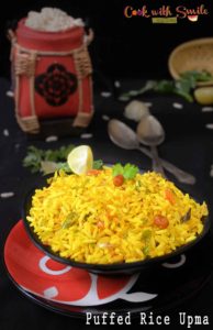 PUFFED RICE UPMA RECIPE