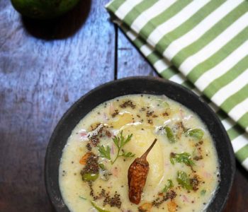 Raw mango raita