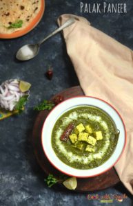 palak paneer recipe