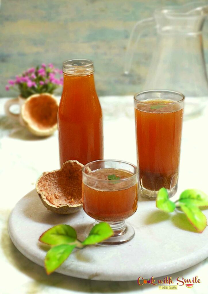 BELADA HANNINA PANAKA / WOOD APPLE JUICE / BAEL SHARBAT Cook with Smile