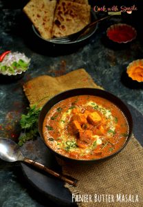 paneer butter masala recipe