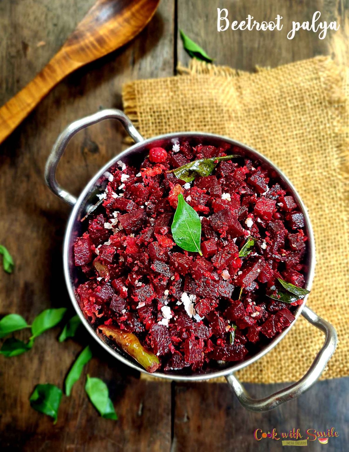 BEETROOT PALYA RECIPE / BEETROOT PORIYAL / SOUTH INDIAN BEETROOT STIR