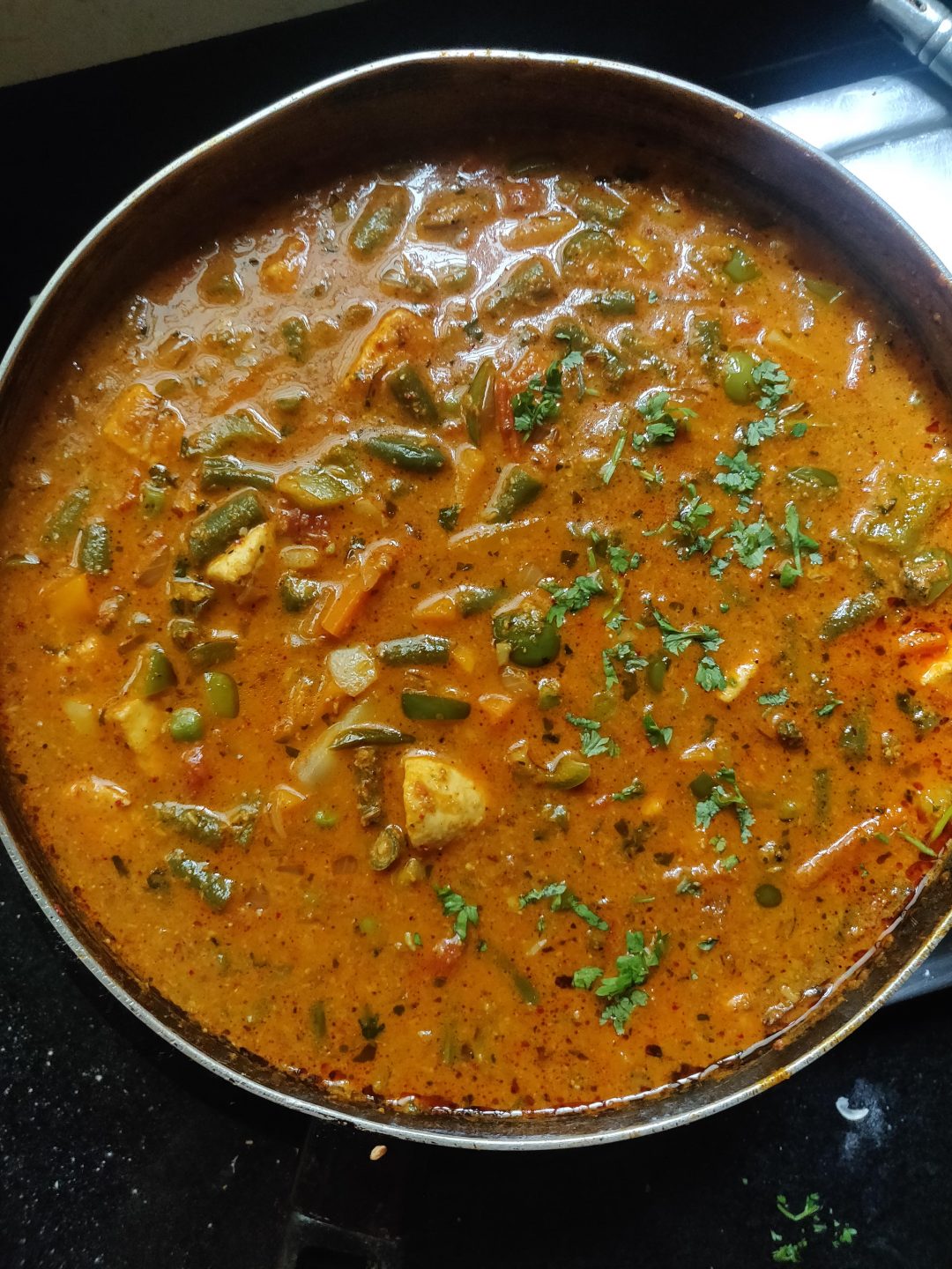 VEG KOLHAPURI RECIPE | RESTAURANT STYLE VEG KOLHAPURI RECIPE - Cook