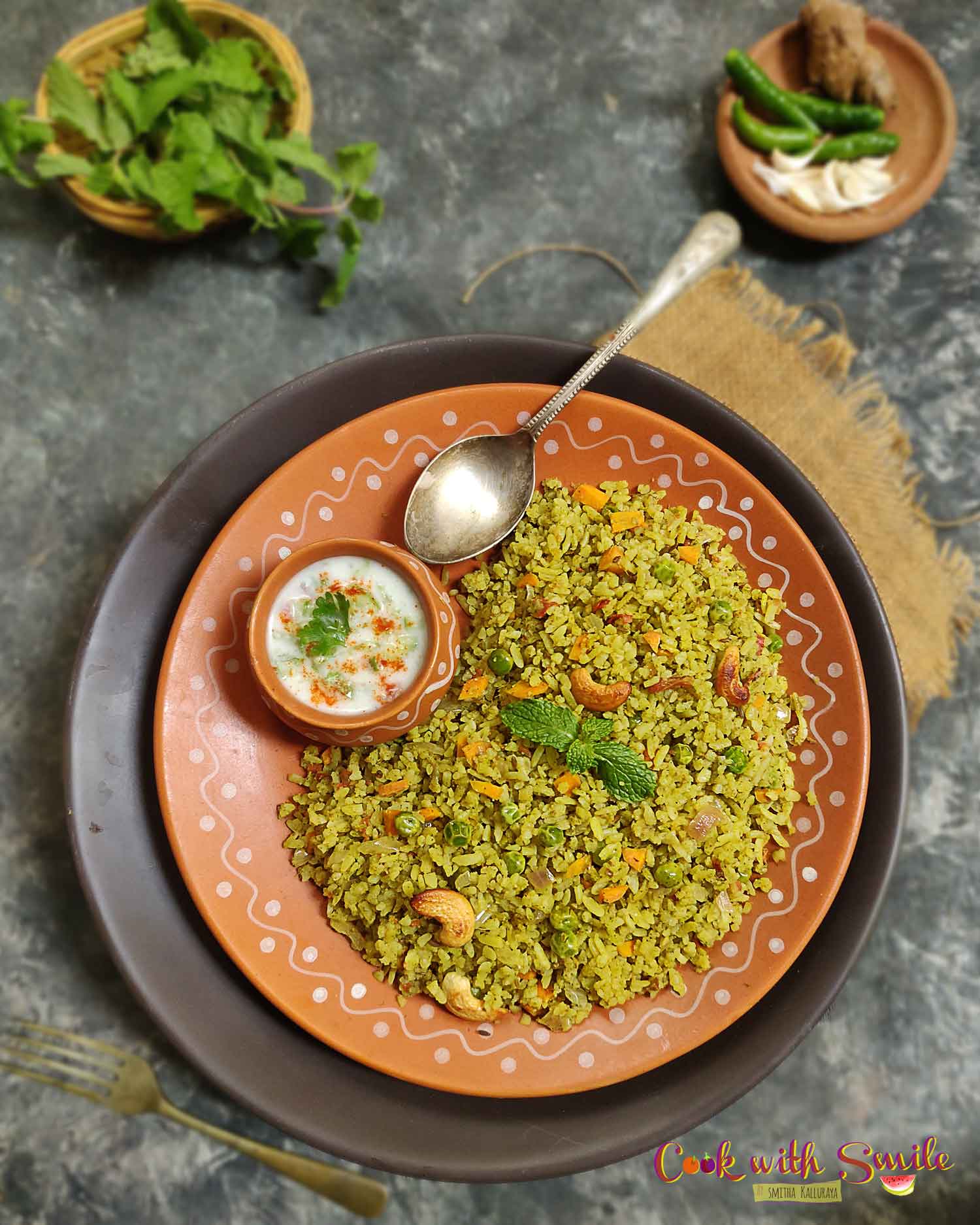 Mint Poha