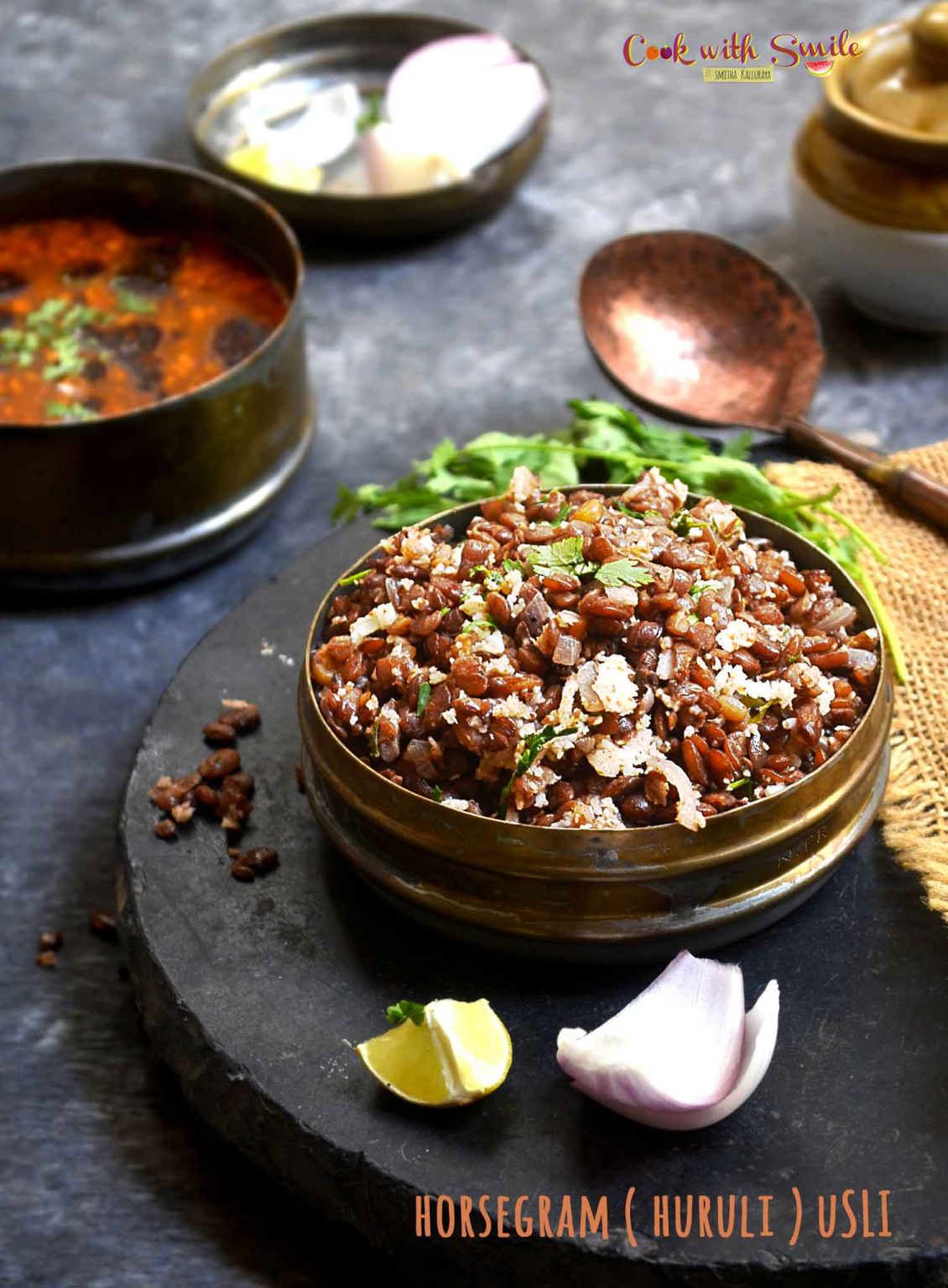 HORSE GRAM USLI HURULIKALU PALYA KOLLU SUNDAL Cook with Smile