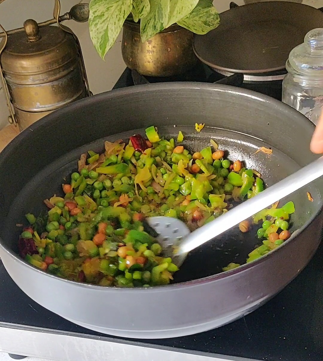 Capsicum Lemon Rice Recipe Capsicum Rice Capsicum Chitranna Cook