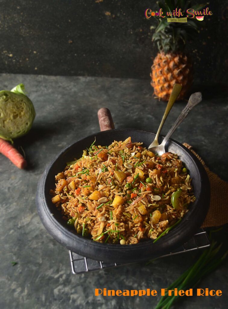 Thai Pineapple Fried Rice | Pineapple Fried Rice (Vegetarian) - Cook