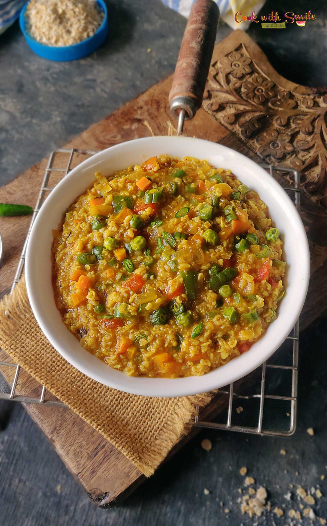 Masala Oats Recipe Indian Masala Oats Cook with Smile