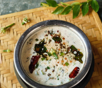spring onion raita