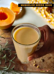 muskmelon seeds juice